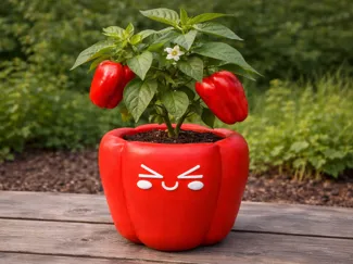Smiling Pot - Bell Pepper