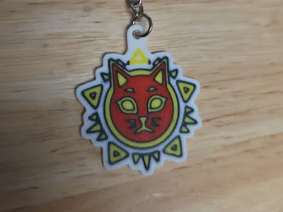 Mario Cat-Shine Keychain from Bowsers Fury