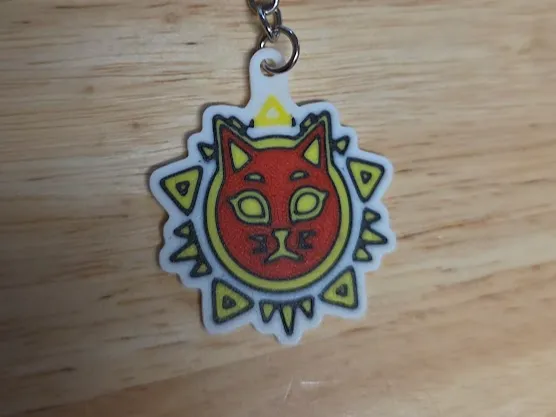 Mario Cat-Shine Keychain from Bowsers Fury