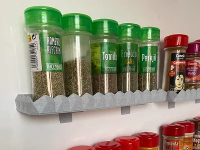 Geometric spice rack
