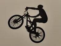 Décoration murale motard — photo 2