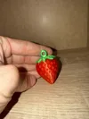 Strawberry Keychain – Cute Fruit Charm normal size