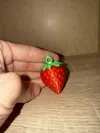Strawberry Keychain – Cute Fruit Charm big size