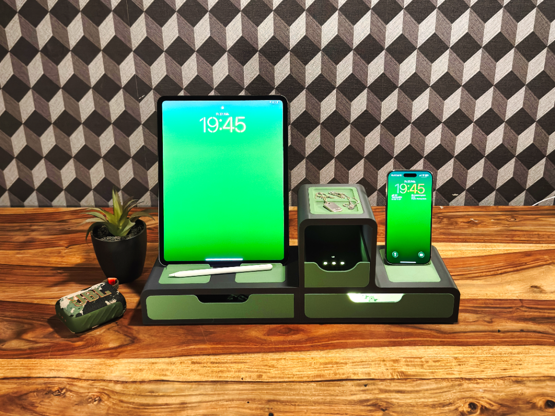 Modular Desk & Nightstand Organizer BambuLab Light