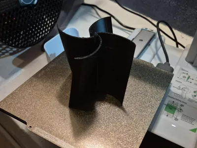 Vertical 98 mm wind turbine.
