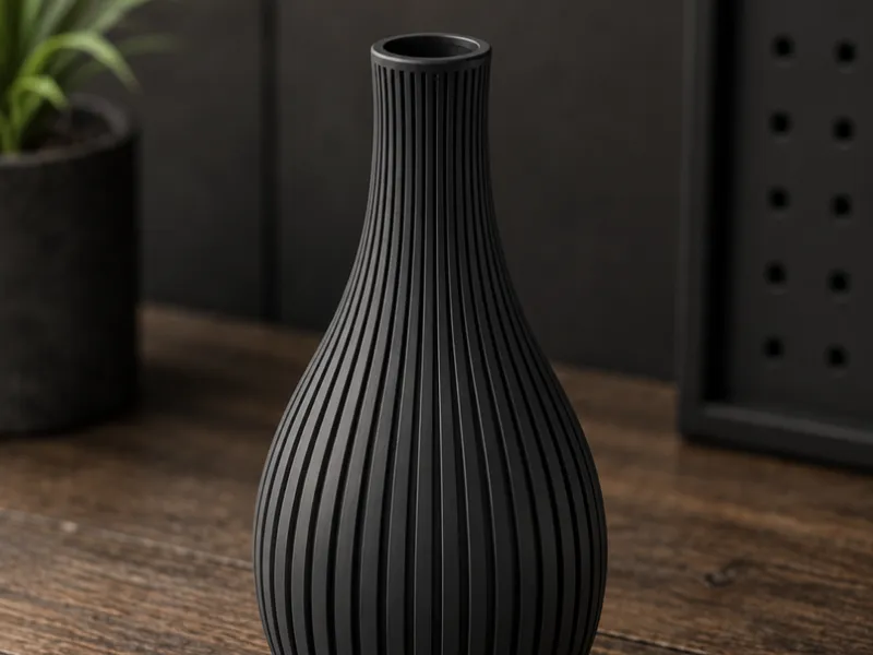 Vase vertikal gestreift