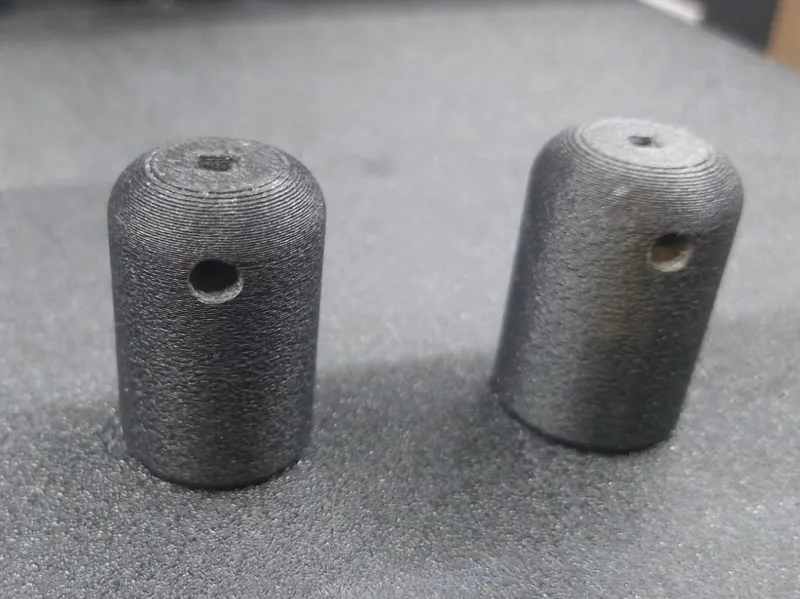 Knob for threading with M3 and M4