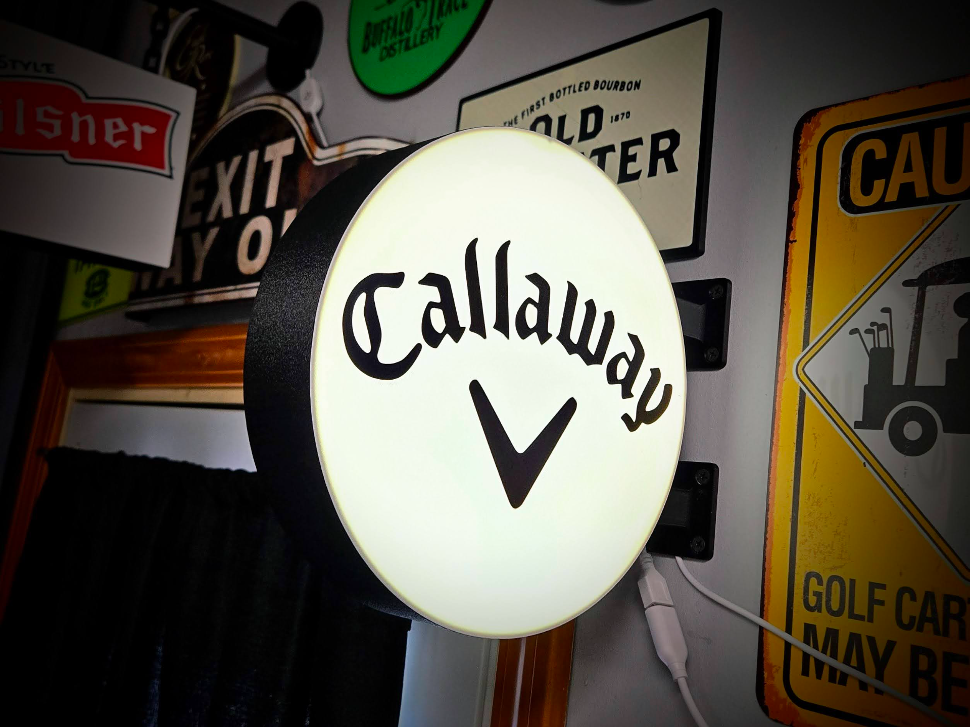 Callaway Golf ~ 2-Sided LED Lightbox Wall Sign