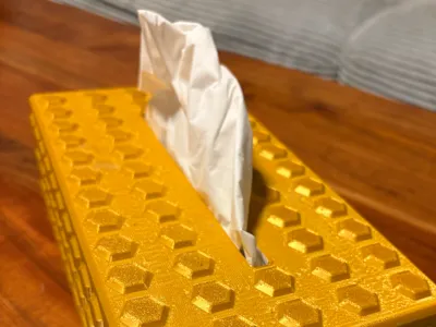 Tissue Box/ Dispenser Hexahedron 
