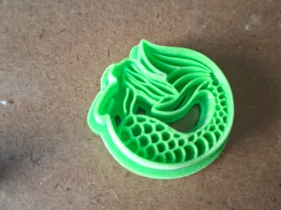 coiled mermaid clay cutter
