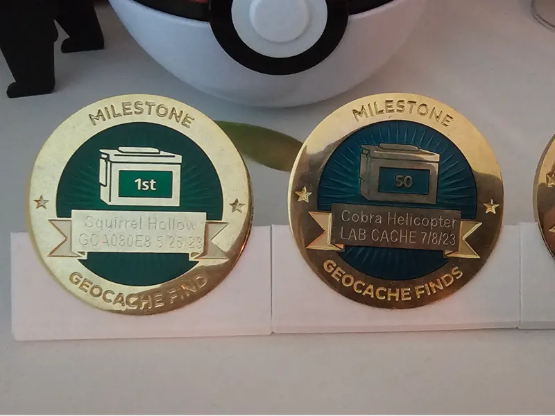 Geocache Medal Holder