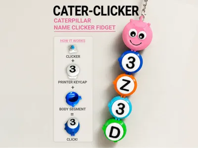 Cater-Clicker - Caterpillar Name Clicker Fidget