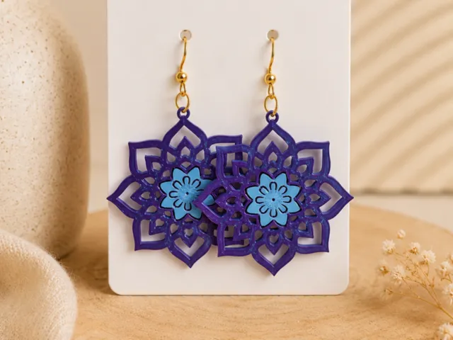 Boucles d'oreilles - Style Mandala