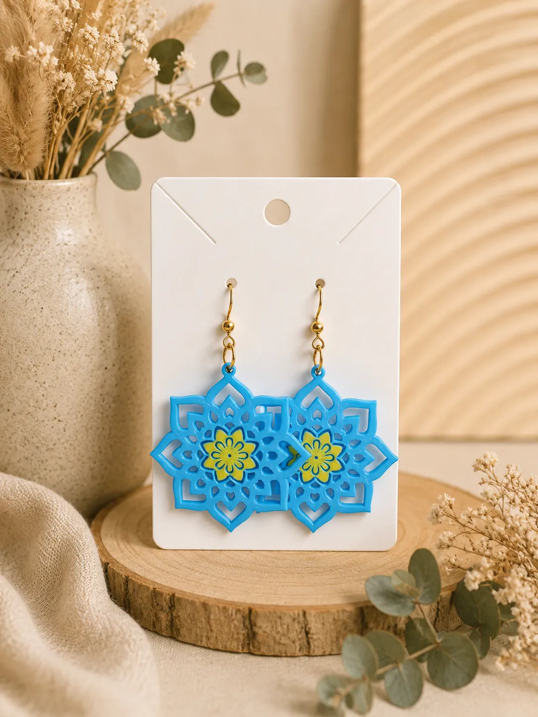 Boucles d'oreilles - Style Mandala view 4