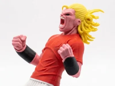 Super Majin Haaland Buu Figure Football Anime Norway