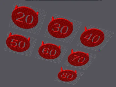 Archery Range Markers - Single Color