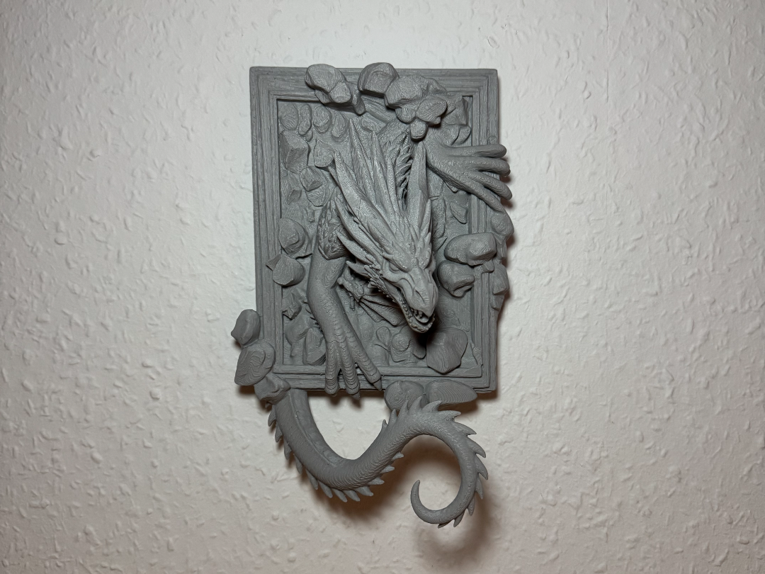 Epic Dragon Wall Art – 3D Wall Relief