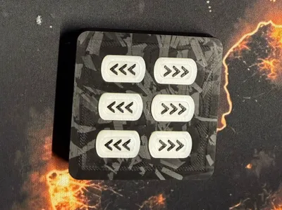 Case for a 6-fold Loratap Tuya Zigbee Button