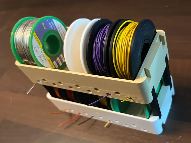 stackable wire dispenser / spool holder 