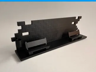 Diorama Muro de ladrillos4 para GRAFFITI - STL 3MF