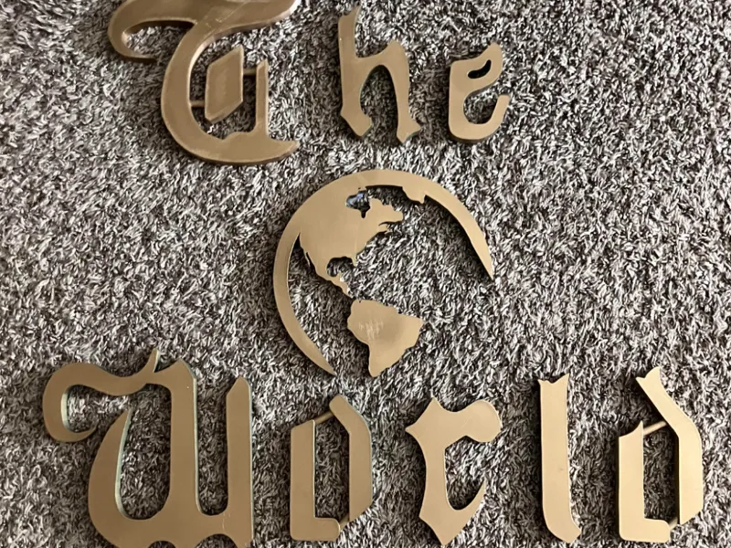 The World Newsies sign 