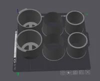 R53 Mini Cooper Cup inserts for different size cans