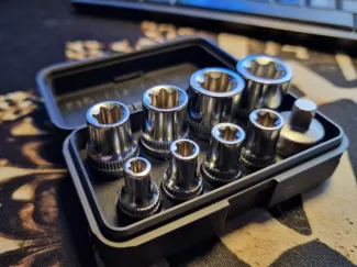 box for e-torx attachments