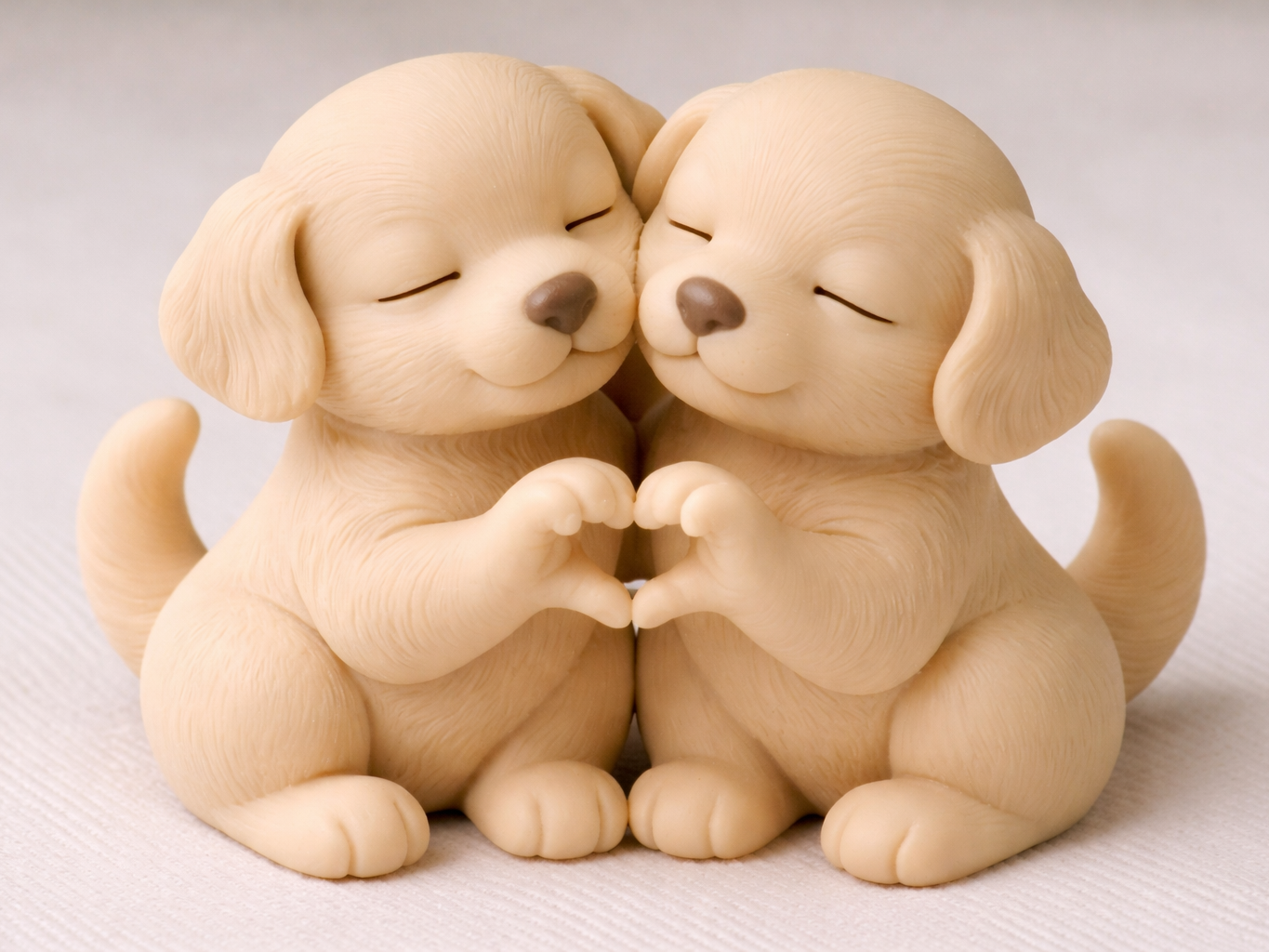 Cuccioli Innamorati – Coppia di Cagnolini Teneri