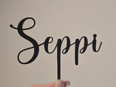 Cake Topper Seppi