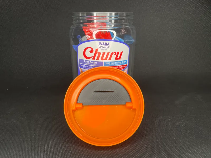 Churu Cat Treat Squeezer - Stores in lid