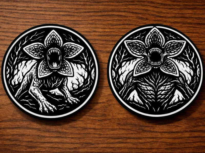 Stranger Things Reversible Coaster Demogorgon