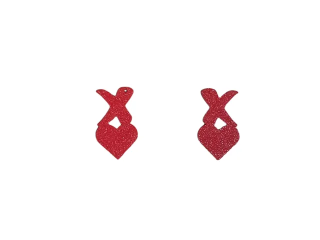 x heart earrings