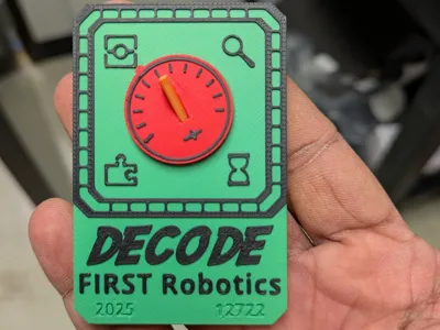 FTC 2025 DECODE Refrigerator Magnet by Team 12722