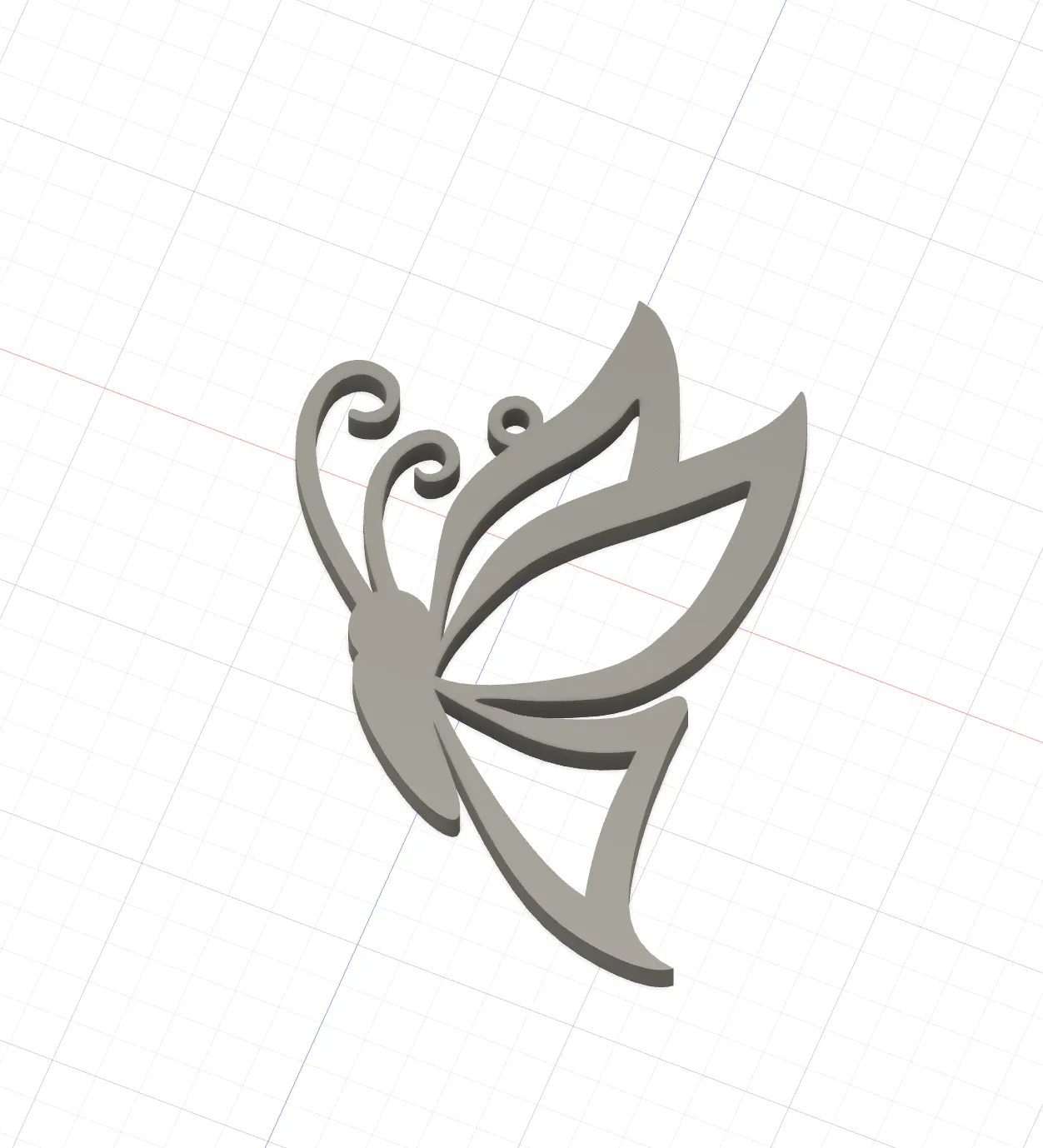 Butterfy Earring/Keychain view 3