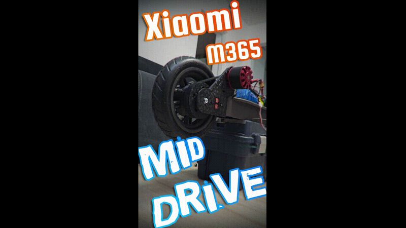 Xiaomi M365 Pro mid drive