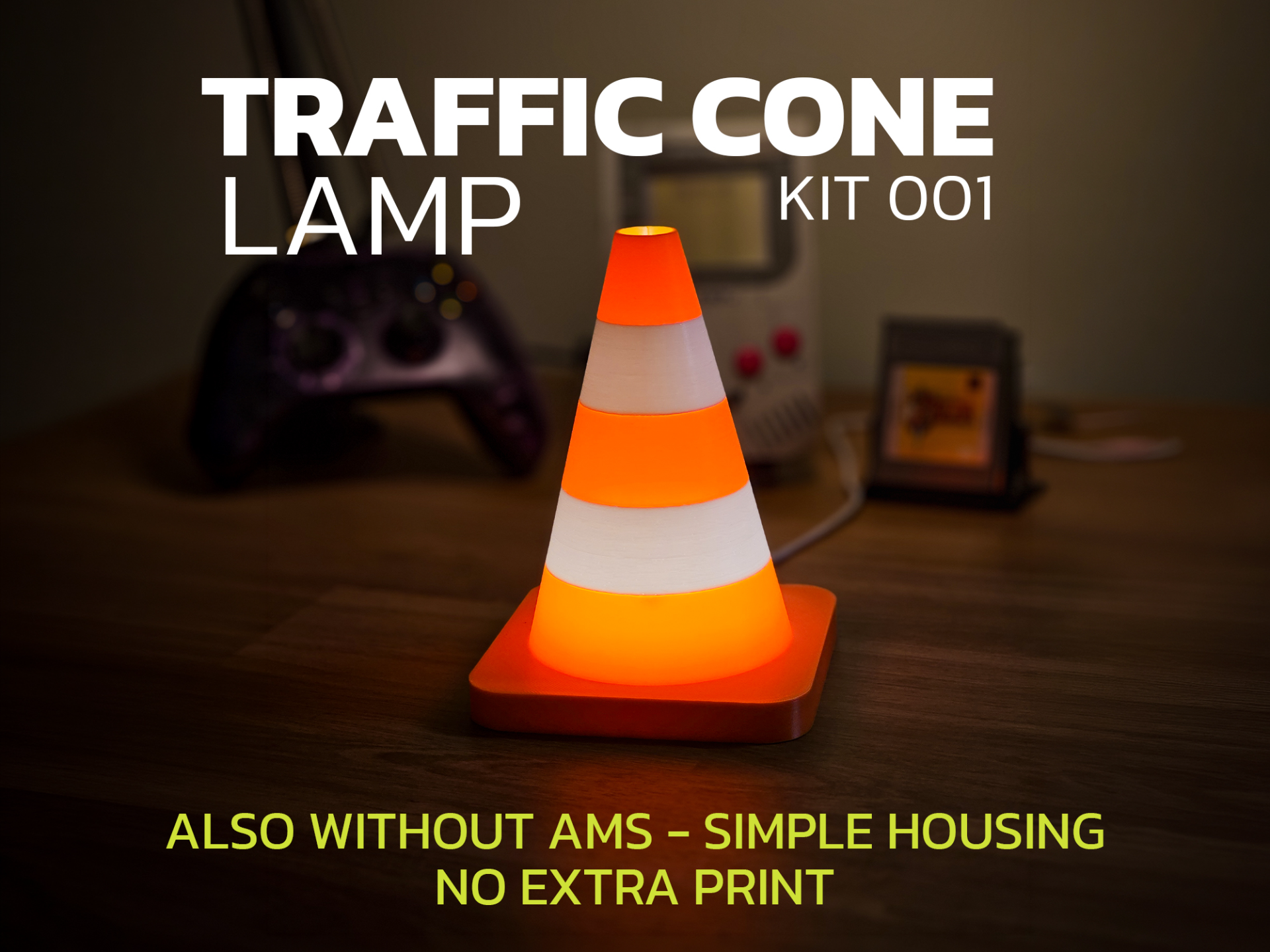Traffic Cone Lamp - Led Kit 001