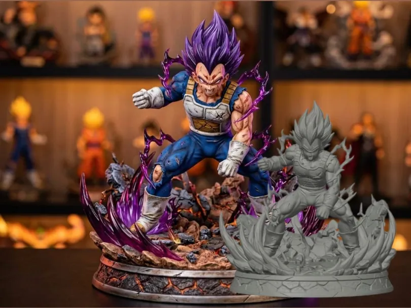 Figura decorativa: Vegeta Ultra ego. Referencia del modelo original.