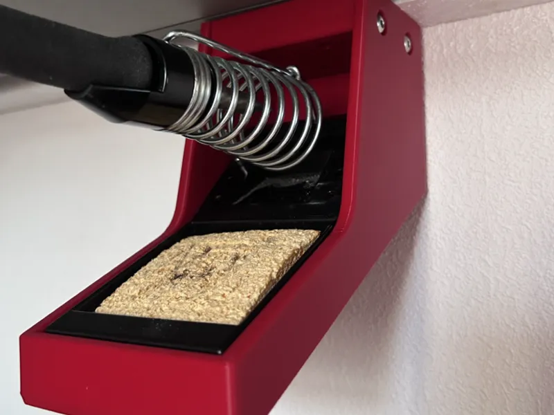 Under desk Weller WE 1010 solder iron mount