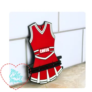 Accesorio para sujetar ligas de cabello: Cheer Outfit Hair Tie Holder Key chain — vista de referencia 3