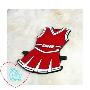 Accesorio para sujetar ligas de cabello: Cheer Outfit Hair Tie Holder Key chain — vista de referencia 5