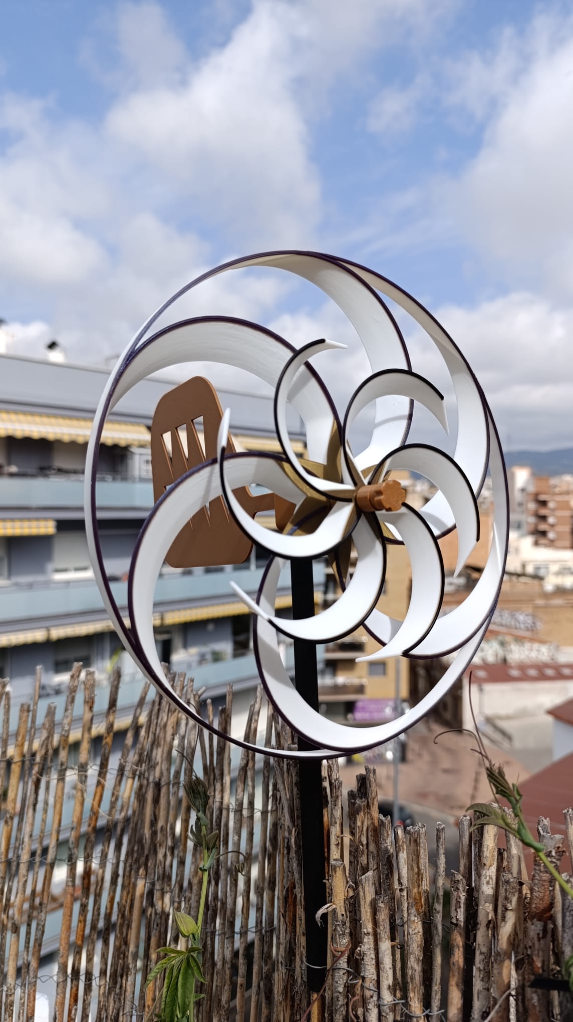 Miniatura 2 do modelo 3D Windmill/wind vane (various rotors)