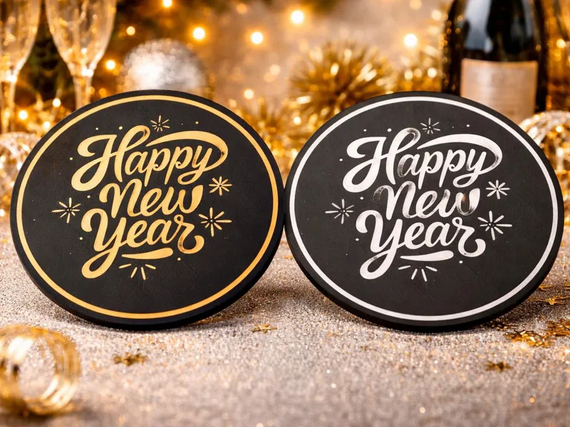 Happy New Year Untersetzer