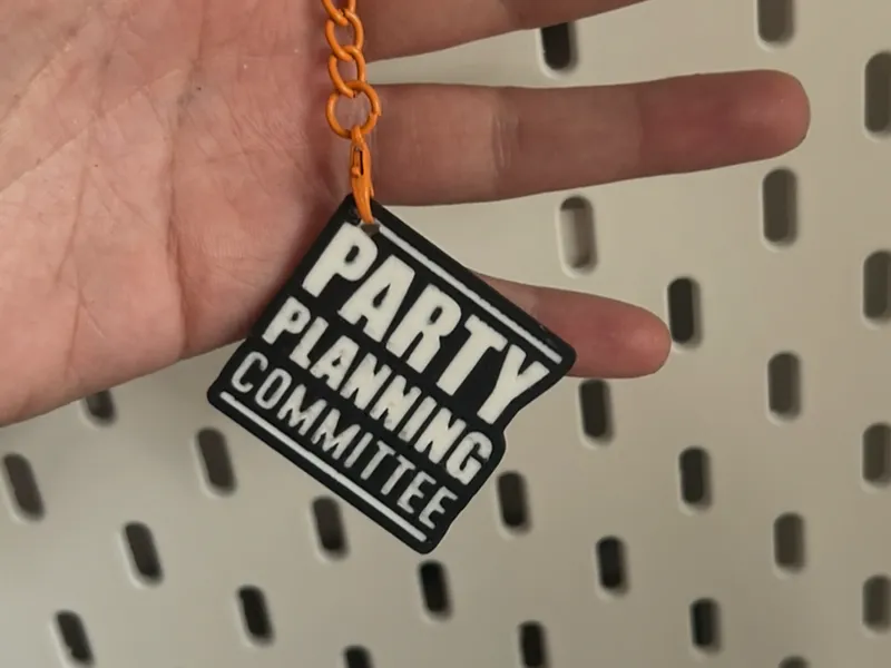 Party Planning Committee Keychain - The Office