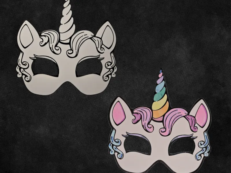 Kids Magical Unicorn Mask