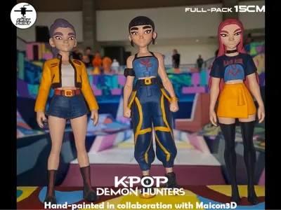 K-POP デーモンハンターズ（ミラ・ルミ・ゾーイ） 作成者： 💚Easy