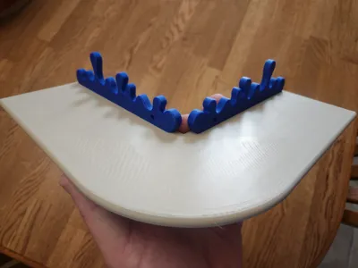 10 inch outside corner shelf