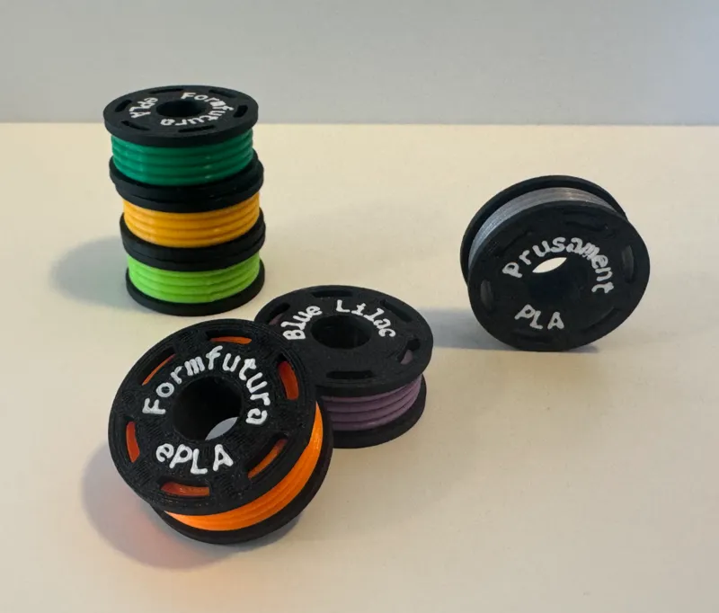 Miniature Spool Filament Swatch