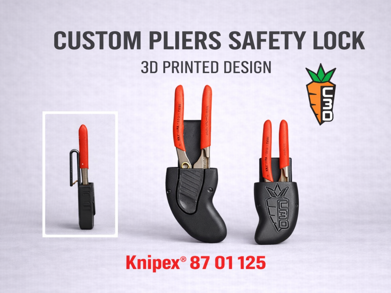 Knipex Pliers Safety Holster – 87 01 125 mm