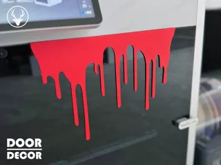 Blood dripping - Door Decor Series