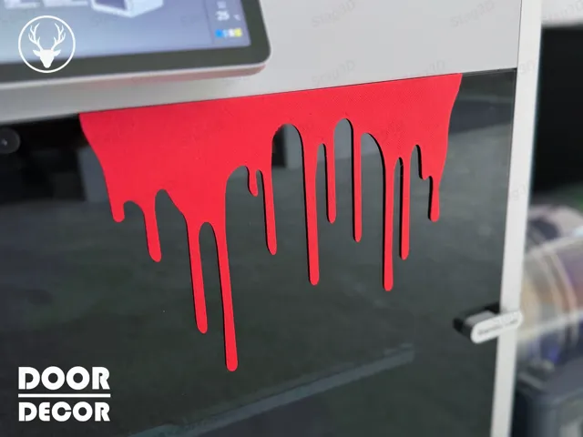 Blood dripping - Door Decor Series